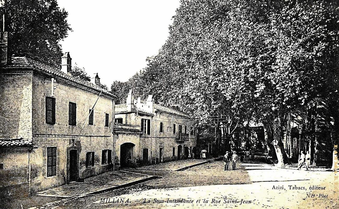 Miliana - Rue Saint-Jean et Sous-Intendance.jpg